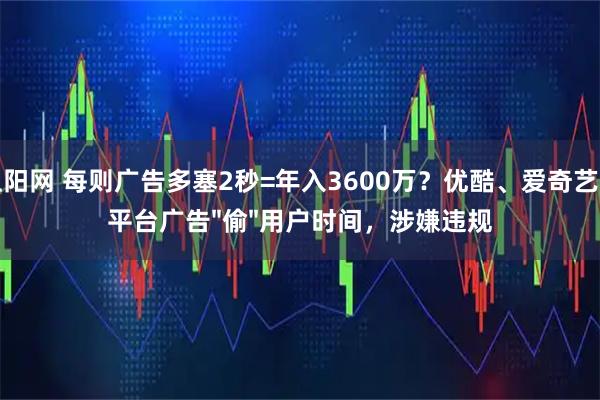 上阳网 每则广告多塞2秒=年入3600万？优酷、爱奇艺等平台广告"偷"用户时间，涉嫌违规