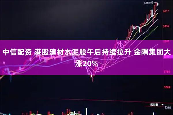 中信配资 港股建材水泥股午后持续拉升 金隅集团大涨20%