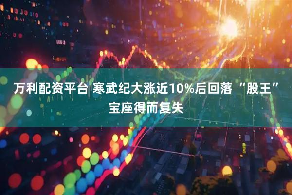 万利配资平台 寒武纪大涨近10%后回落 “股王”宝座得而复失